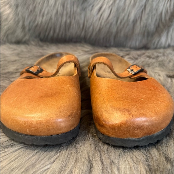 Brown Leather Mules - Picture 5 of 7